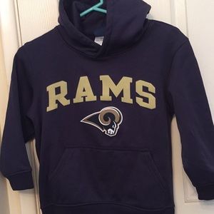 NWOT Rams hoodie sweatshirt (s-ch-8)